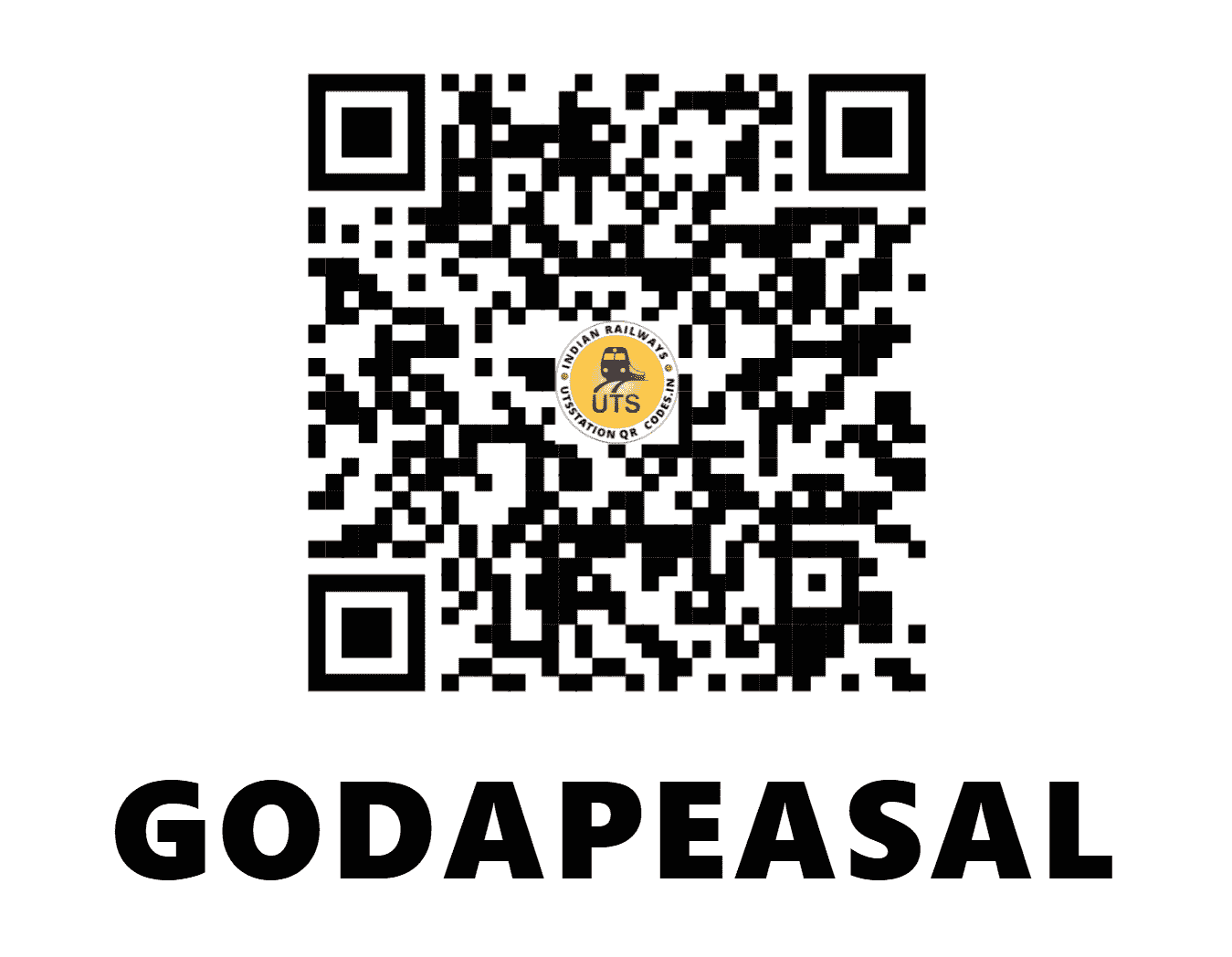 UTS QR Code for GODAPEASAL - GSL (SE - WEST BENGAL)
